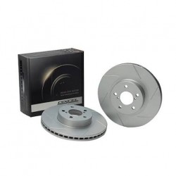 Disques de frein arrières rainurés Dixcel SD pour Renault Clio 3 RS