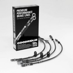 Flexibles de frein aviation Goodridge pour Clio 3 RS 197