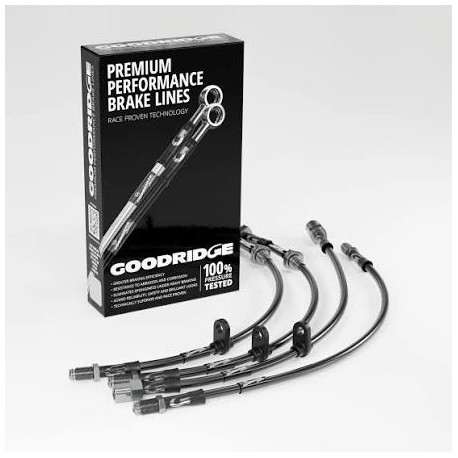 Flexibles de frein aviation Goodridge pour Clio 3 RS 197