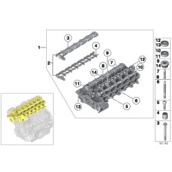Set de 29 vis BMW des paliers d'AAC pour bmw 35i n54