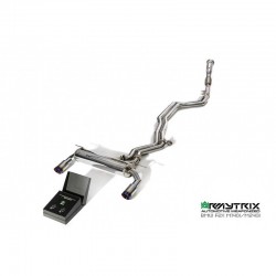 Echappement catback Armytrix valvetronic sorties Titane bleutépour BMW M140i / M240i F2x